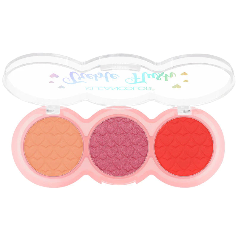 PALETA DE RUBORES TREBLE FLUSH BLUSH TRIO - KLEANCOLOR