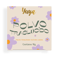 Yuya - Polvo traslúcido textura sedosa con ingredientes naturales, 16g | Yuya Cosmetics