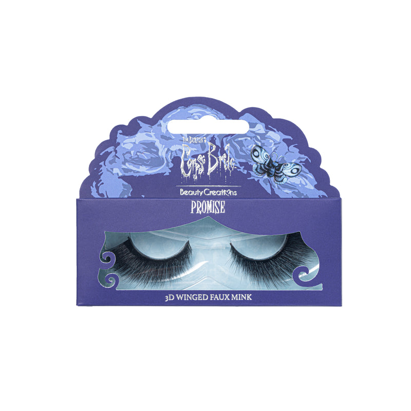 Tim Burton's Corpse Bride x Beauty Creations "Promise" 3D Winged Faux Mink (Pestañas) | Beauty Creations