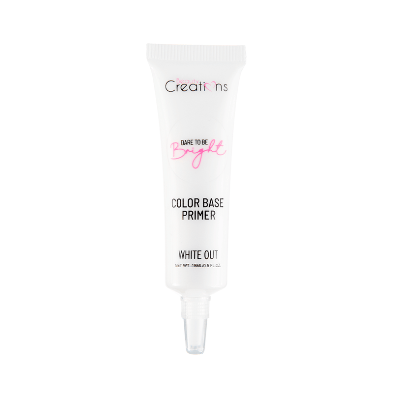 WHITE OUT COLOR BASE PRIMER - BEAUTY CREATIONS - Compra Maquillaje y Artículos de Belleza | Belle Queen Cosmetics